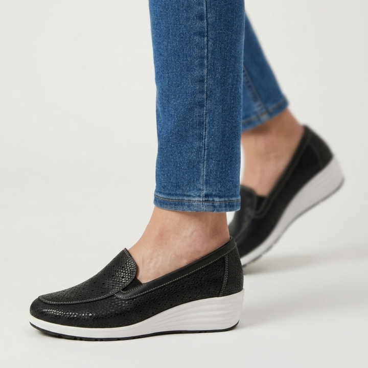 Ermione | Orthopedic Leather Loafers Comfortable Supportive Everyday Women