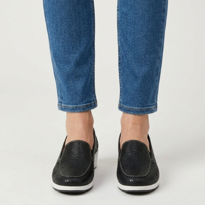 Ermione | Orthopedic Leather Loafers Comfortable Supportive Everyday Women
