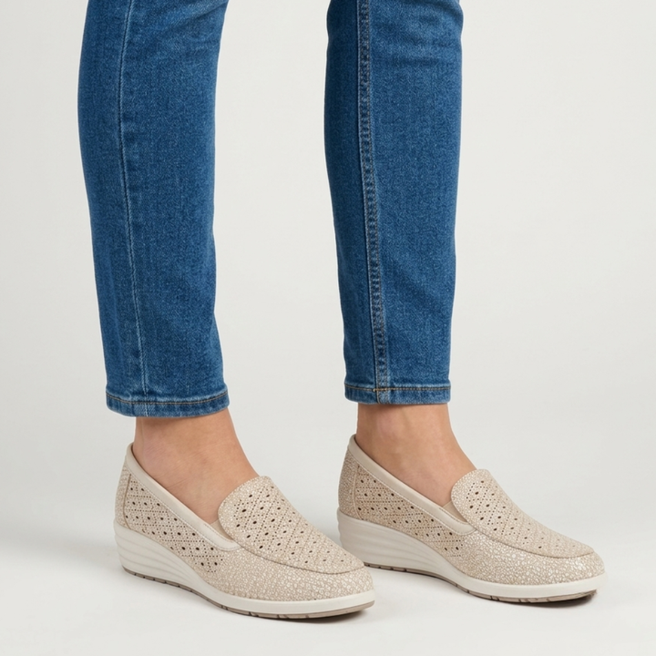 Ermione | Orthopedic Leather Loafers Comfortable Supportive Everyday Women