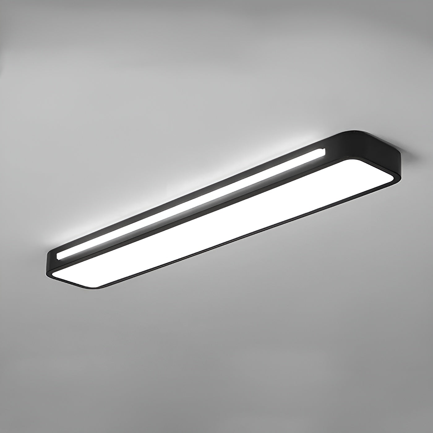 Langwerpige Plafondlamp Heldere Lijnen | Modern Design voor Woonkamer en Eetruimte