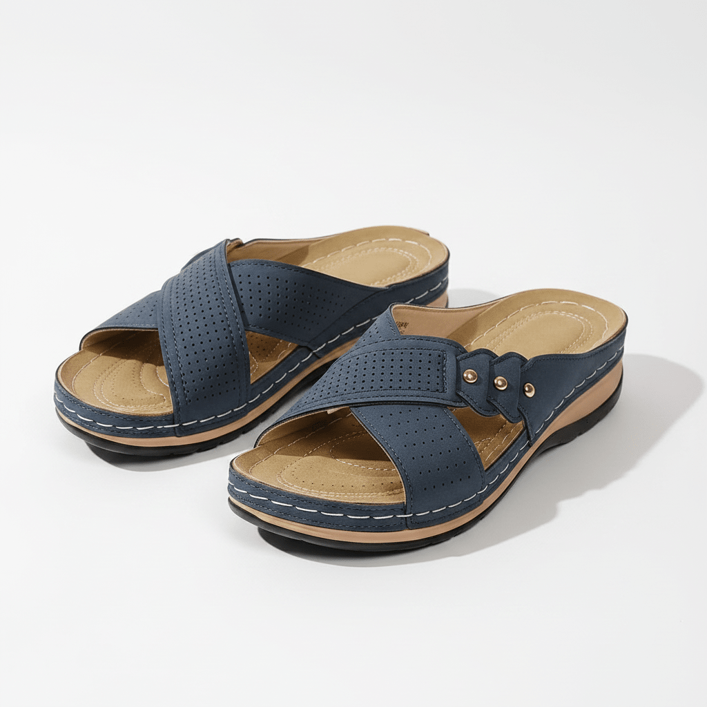 Orthopedic Wedge Sandals for Women - Stylish Arch Support &amp; Comfort