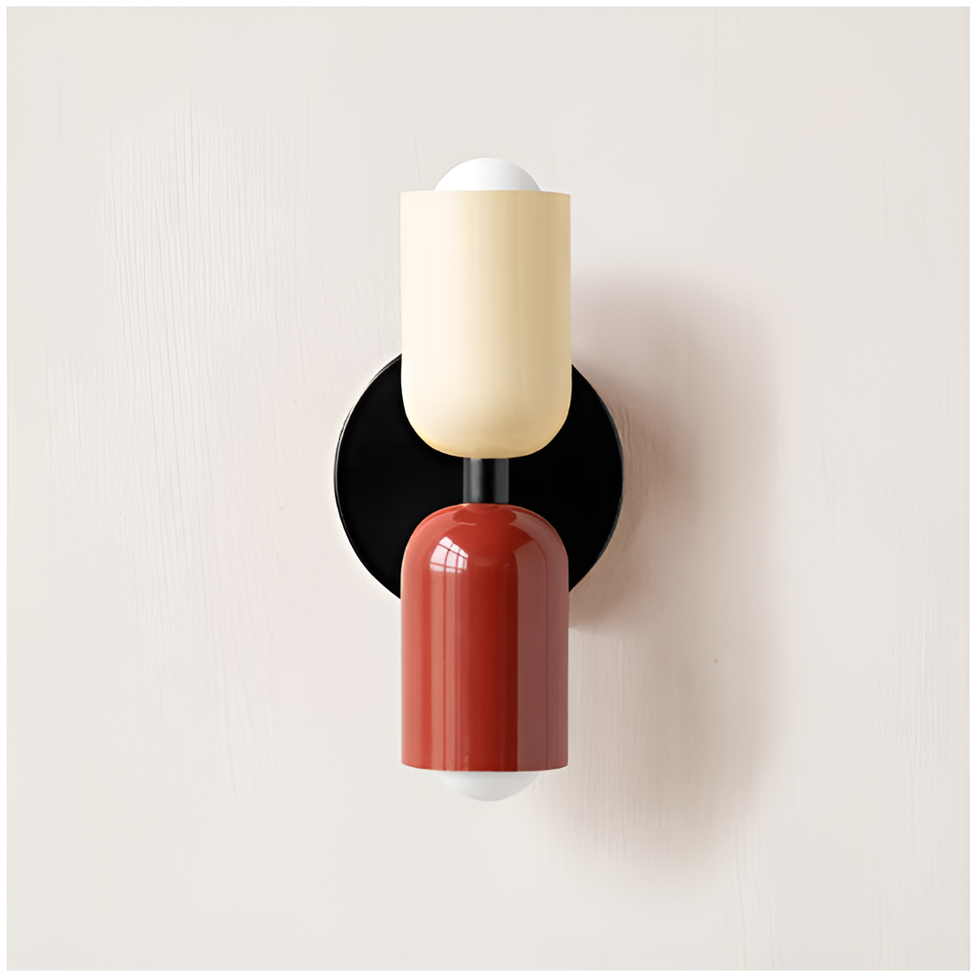 ChicDuo Dubbele Wandlamp LED | Minimalistisch Wabi-Sabi Design voor Woonkamer