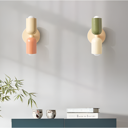 ChicDuo Dubbele Wandlamp LED | Minimalistisch Wabi-Sabi Design voor Woonkamer