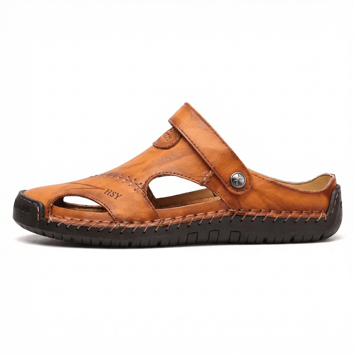 Unisex Orthopedic Leather Sandals - Premium Quality &amp; Arch Support