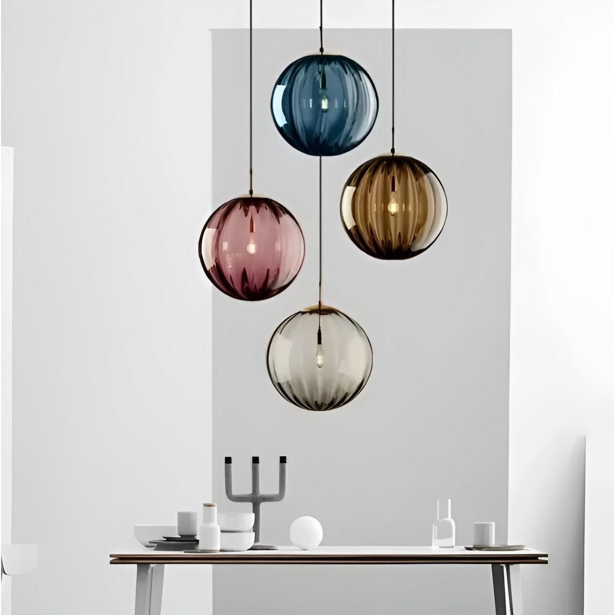 Glasbol LED Hanglamp Nordic | Stijlvolle Verlichting voor Elegante Woonkamers