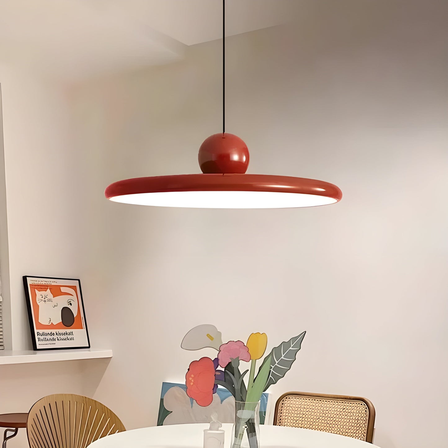 HavenHalo Light | Nordic LED Glas Hanglamp voor een Gezellige Sfeer