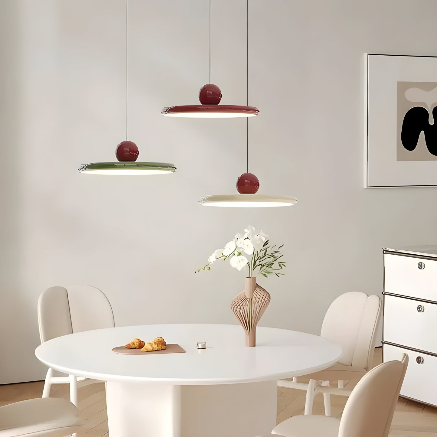 HavenHalo Light | Nordic LED Glas Hanglamp voor een Gezellige Sfeer