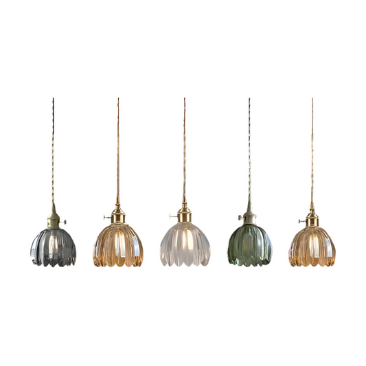 Hanglamp met Bloemen Glas | Japans Design voor Gezellige Ruimtes