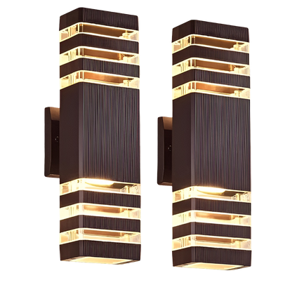 LED Buitenwandlamp Up-Down | Modern Waterdicht voor Tuin en Balkon