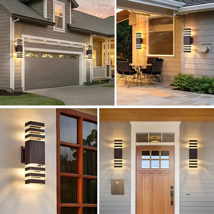 LED Buitenwandlamp Up-Down | Modern Waterdicht voor Tuin en Balkon