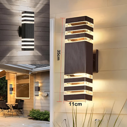 LED Buitenwandlamp Up-Down | Modern Waterdicht voor Tuin en Balkon