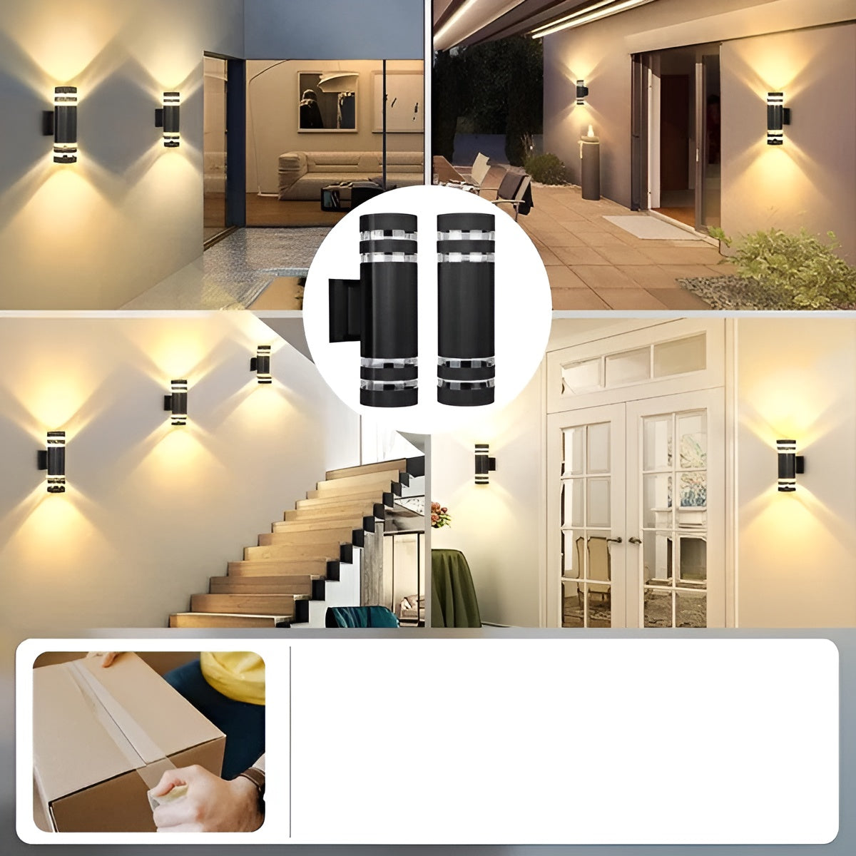 LED Buitenwandlamp Up-Down | Modern Waterdicht voor Tuin en Balkon
