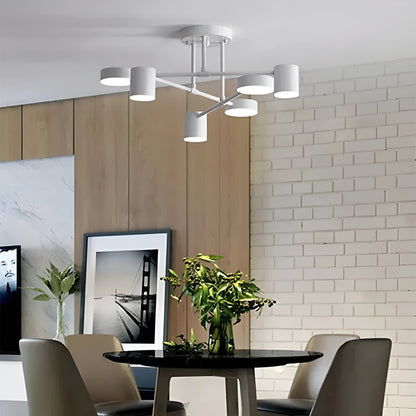 LED Plafondlamp 6 Armen Modern | Heldere Verlichting voor Grote Woonkamers