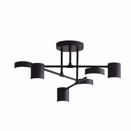 LED Plafondlamp 6 Armen Modern | Heldere Verlichting voor Grote Woonkamers