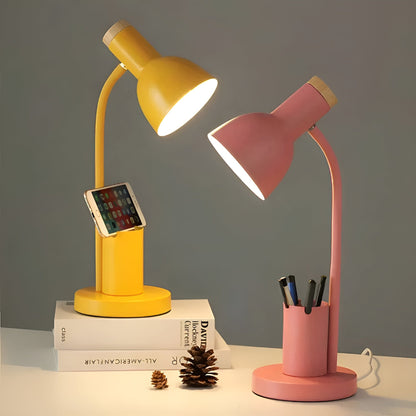 LED Bureaulamp met Pennenbak | Stijlvol en Praktisch Bureau Organizer