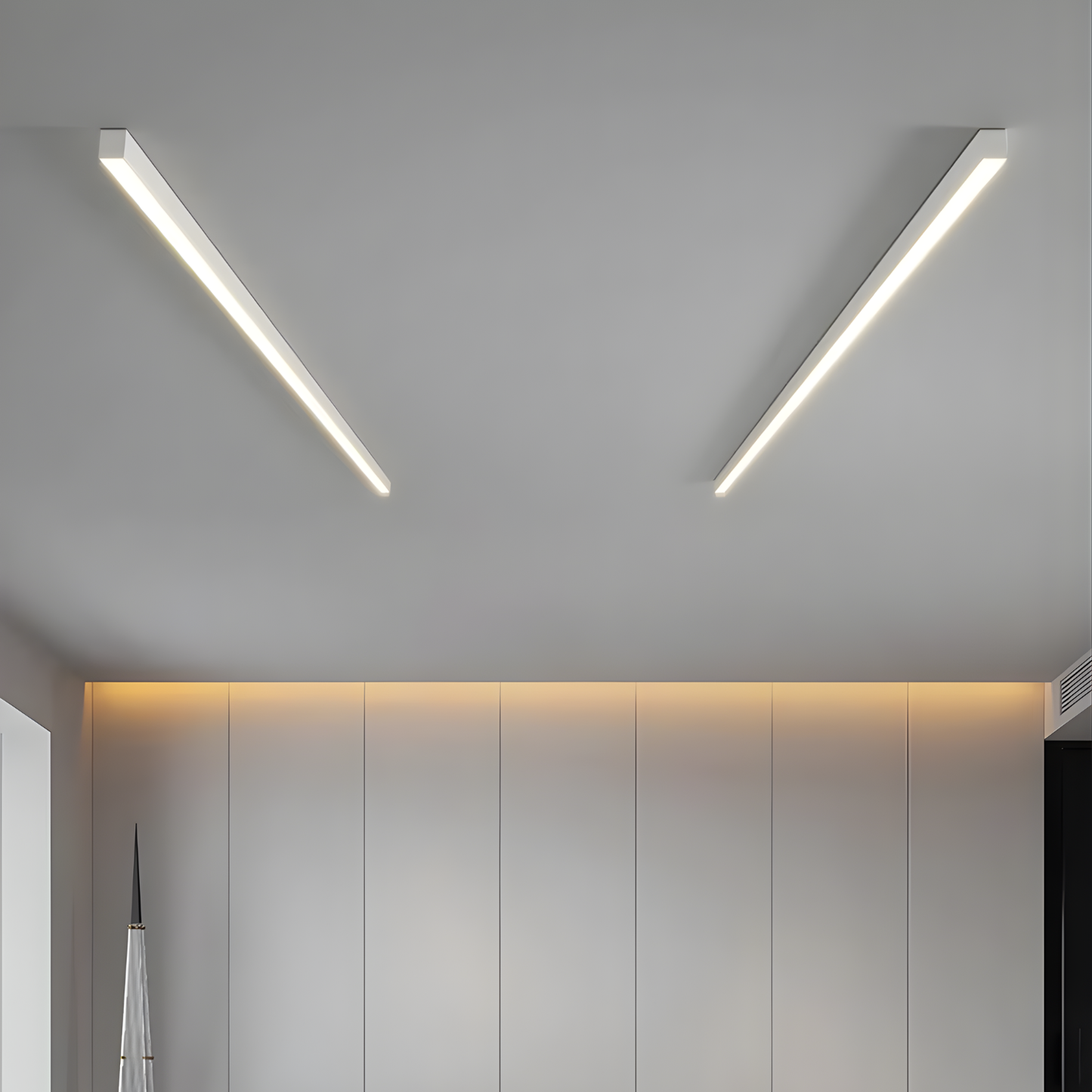 Lineaire LED Plafond- of Wandlamp Verblindingsvrij | Moderne Ruimtes