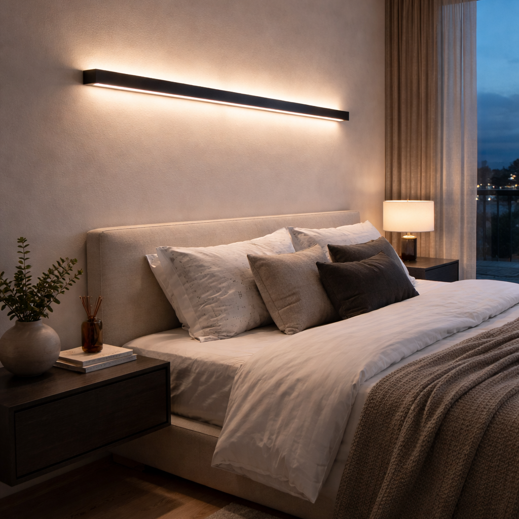 Lineaire LED Plafond- of Wandlamp Verblindingsvrij | Moderne Ruimtes