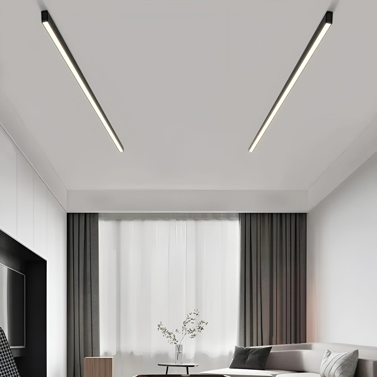 Lineaire LED Plafond- of Wandlamp Verblindingsvrij | Moderne Ruimtes