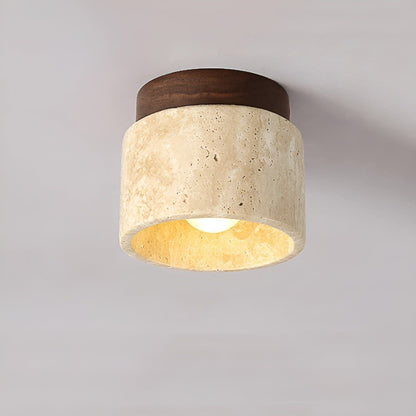 LumiStone Wabi-Sabi Marmeren Plafondlamp | Japanse Deckenleuchte LED