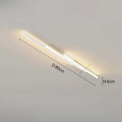 Lange LED Plafondlamp Slank | Stijlvolle Langwerpige Verlichting voor Hal en Trappenhuis