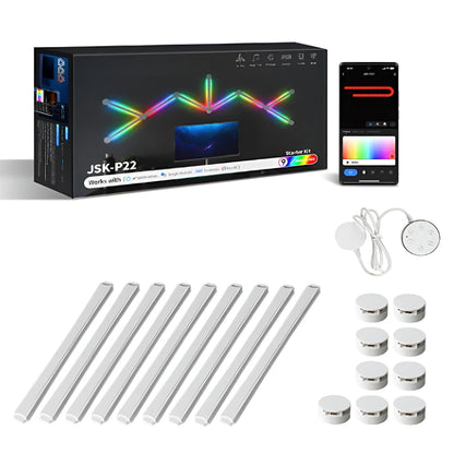Slimme RGB Wandlamp | Kleurwisseling en Muziekbediening voor TV, Slaapkamer en Gaming