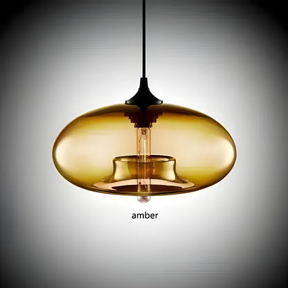 Kleurrijke Glas Hanglamp Nordic | Sfeervolle Verlichting voor Woonkamer