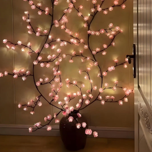 BlossomAura Casual Kersenbloesem USB LED Lamp | Organische Sfeerverlichting