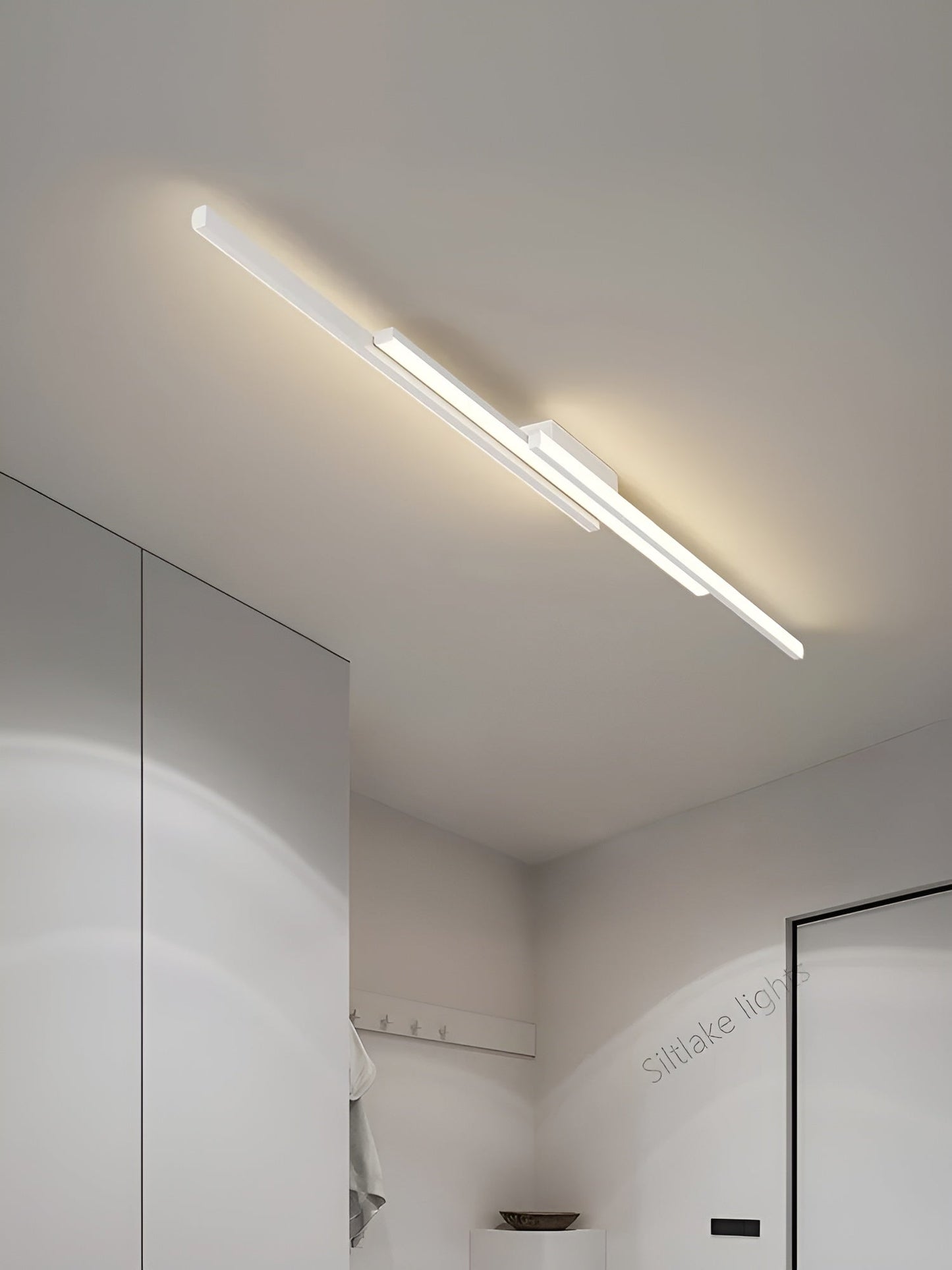 Lange LED Plafondlamp Slank | Stijlvolle Langwerpige Verlichting voor Hal en Trappenhuis