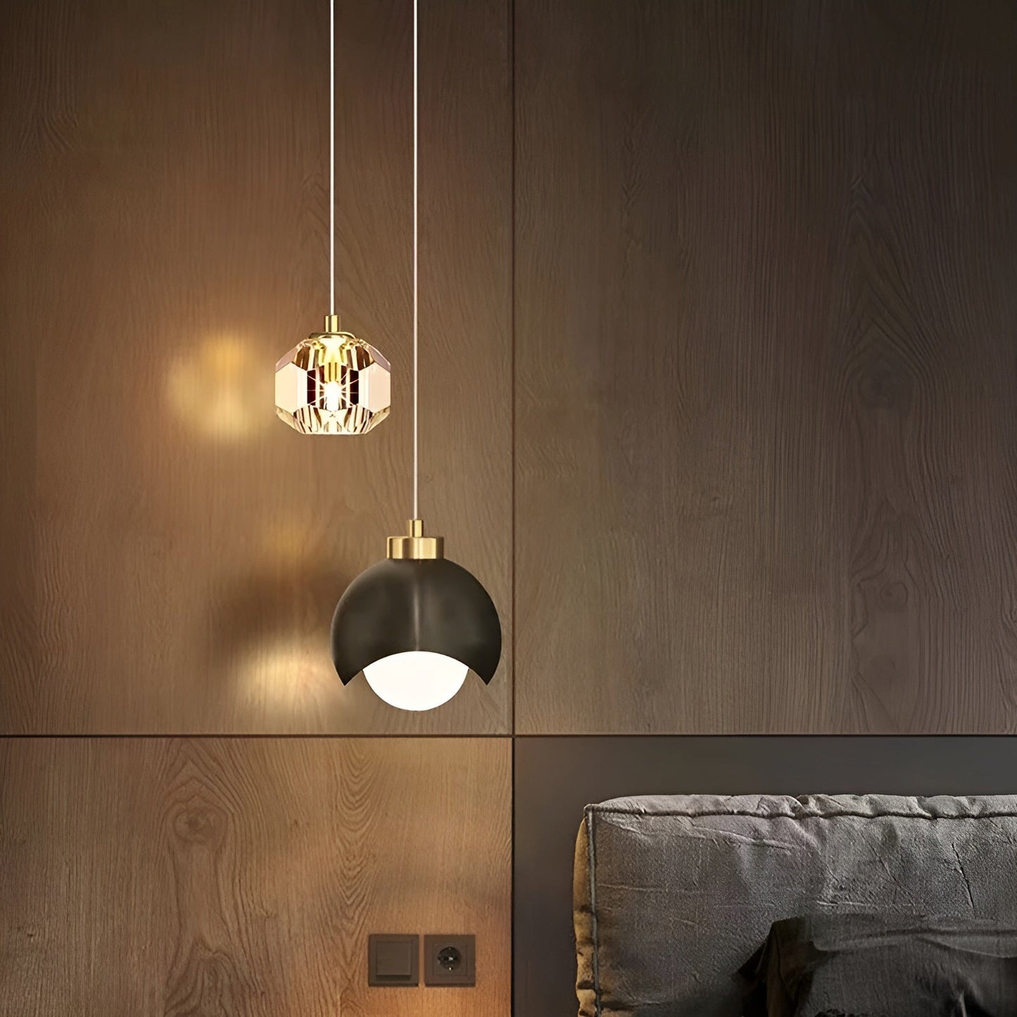 Kristal Hanglamp Scandinavisch Elegant | Stijlvolle Verlichting voor Slaapkamer en Woonkamer