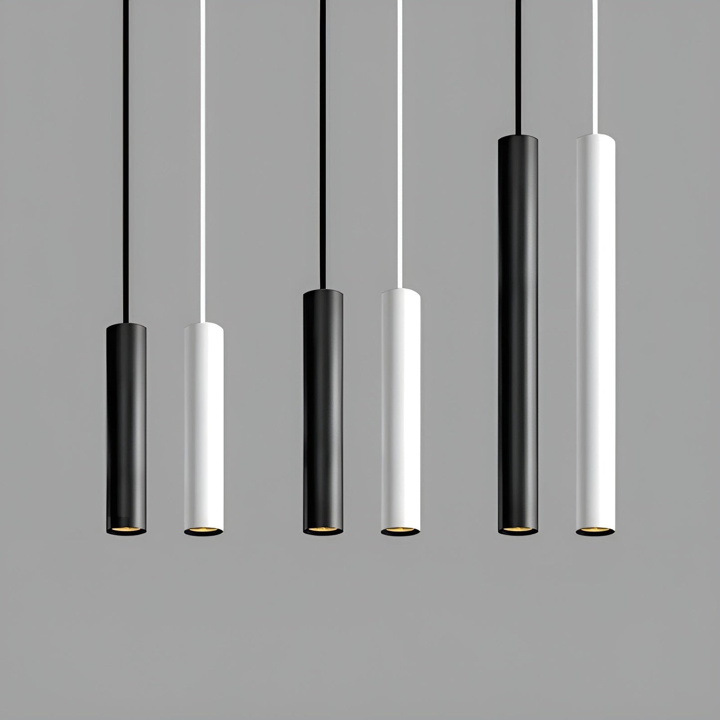 Dimbare LED Hanglamp Slank Buisvorm | Perfect voor Keuken, Eetkamer en Bar