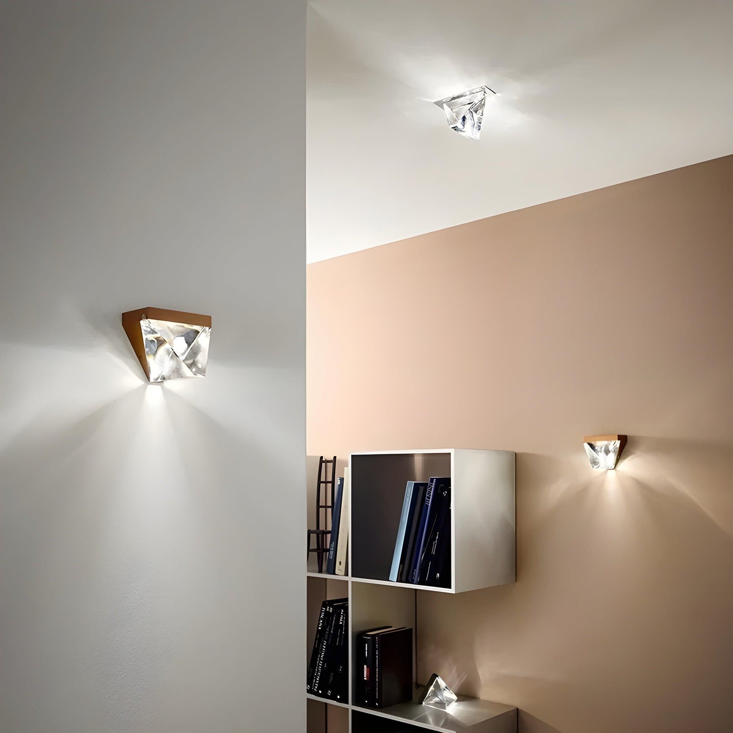 LumiCrystal Minimalistisch Kristal LED Plafondlamp | Gang en Korridor Verlichting
