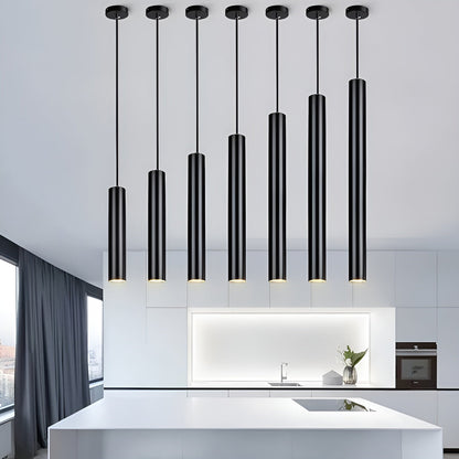 Dimbare LED Hanglamp Slank Buisvorm | Perfect voor Keuken, Eetkamer en Bar