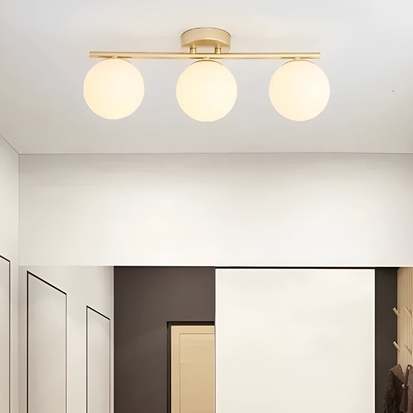 LED Glas Plafondlamp Nordic | Stijlvolle Verlichting voor Woon- en Slaapkamer