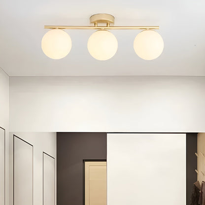 LED Glas Plafondlamp Nordic | Stijlvolle Verlichting voor Woon- en Slaapkamer