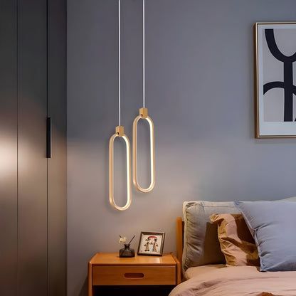 GildedGlow Decoratieve LED Hanglamp | Vergulde Sfeer Verlichting