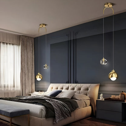 Kristal Hanglamp Scandinavisch Elegant | Stijlvolle Verlichting voor Slaapkamer en Woonkamer