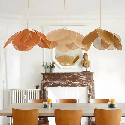 Hanglamp met Stof Bloemen | Moderne Decoratieve Verlichting voor Woonkamers