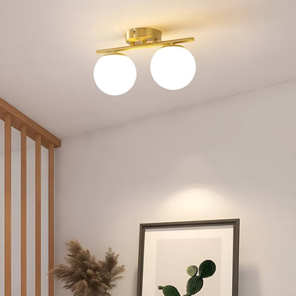 LED Glas Plafondlamp Nordic | Stijlvolle Verlichting voor Woon- en Slaapkamer