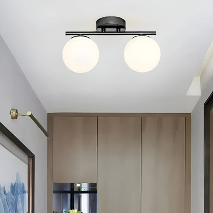 LED Glas Plafondlamp Nordic | Stijlvolle Verlichting voor Woon- en Slaapkamer