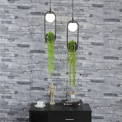BotanicAura Nordic LED Hanglamp met Bloempot | Unieke Plant-Lamp Combinatie
