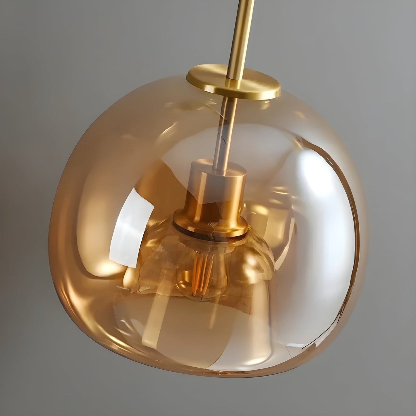 LustroCeil Minimalistisch Glas Plafondlamp | Heldere Sfeerverlichting