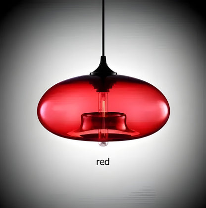 Kleurrijke Glas Hanglamp Nordic | Sfeervolle Verlichting voor Woonkamer