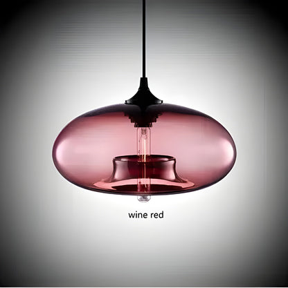 Kleurrijke Glas Hanglamp Nordic | Sfeervolle Verlichting voor Woonkamer
