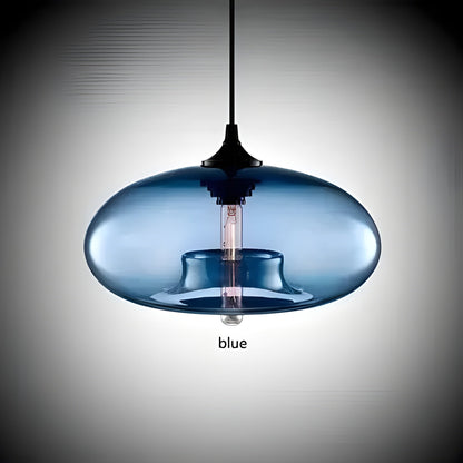 Kleurrijke Glas Hanglamp Nordic | Sfeervolle Verlichting voor Woonkamer