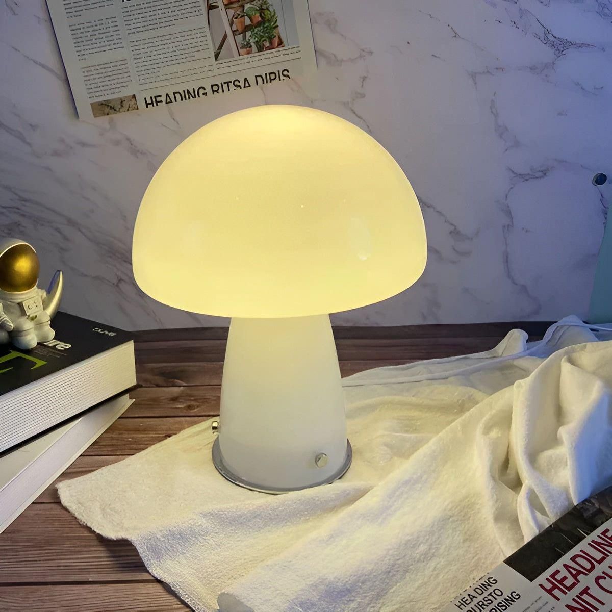 Marlo Mushroom Scandinavische LED Designerlamp | USB Sfeer Lamp