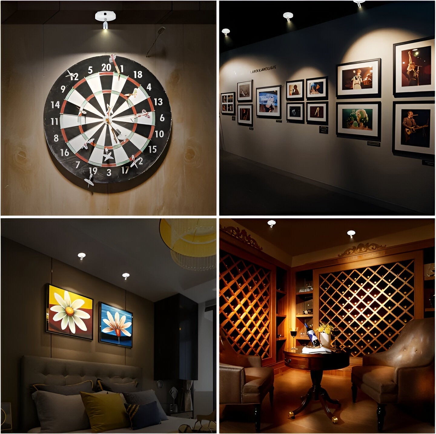 Mini LED Spotlight Dimbaar Draadloos | Perfecte Accentverlichting Thuis en Kantoor