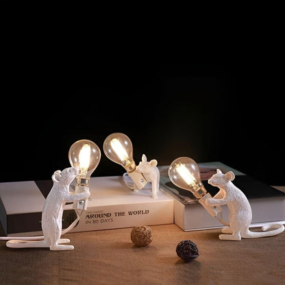 MouseSparkle Muis LED Lamp | Speelse Tafeldecoratie met Warm Licht