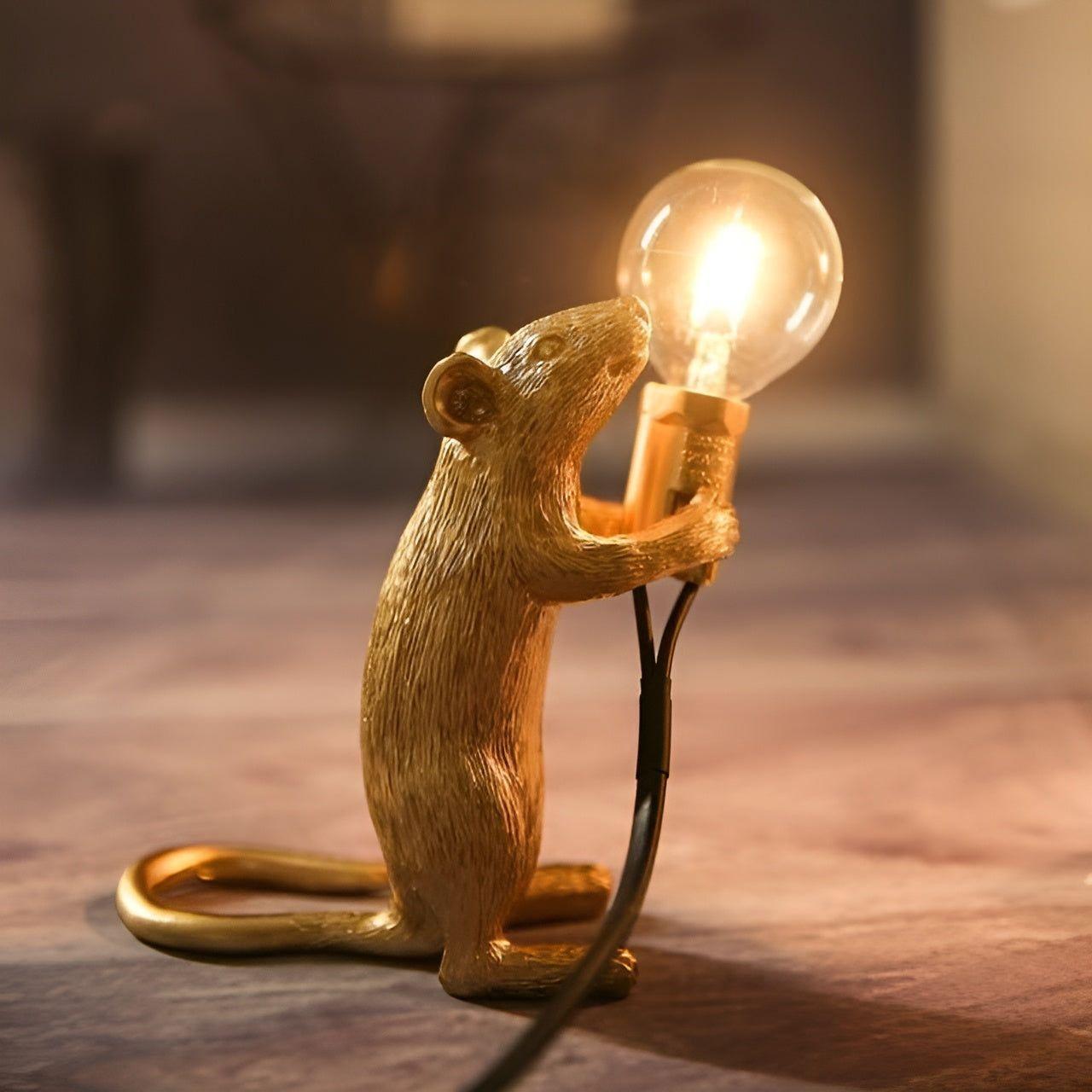 MouseSparkle Muis LED Lamp | Speelse Tafeldecoratie met Warm Licht