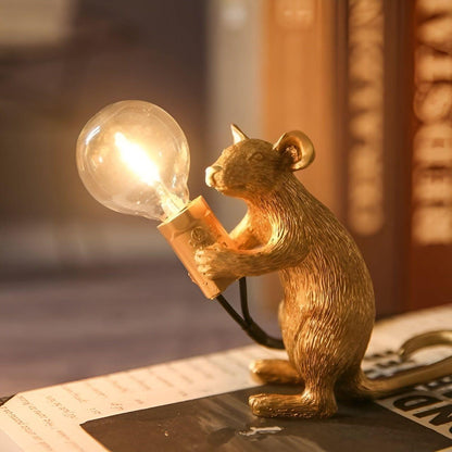 MouseSparkle Muis LED Lamp | Speelse Tafeldecoratie met Warm Licht