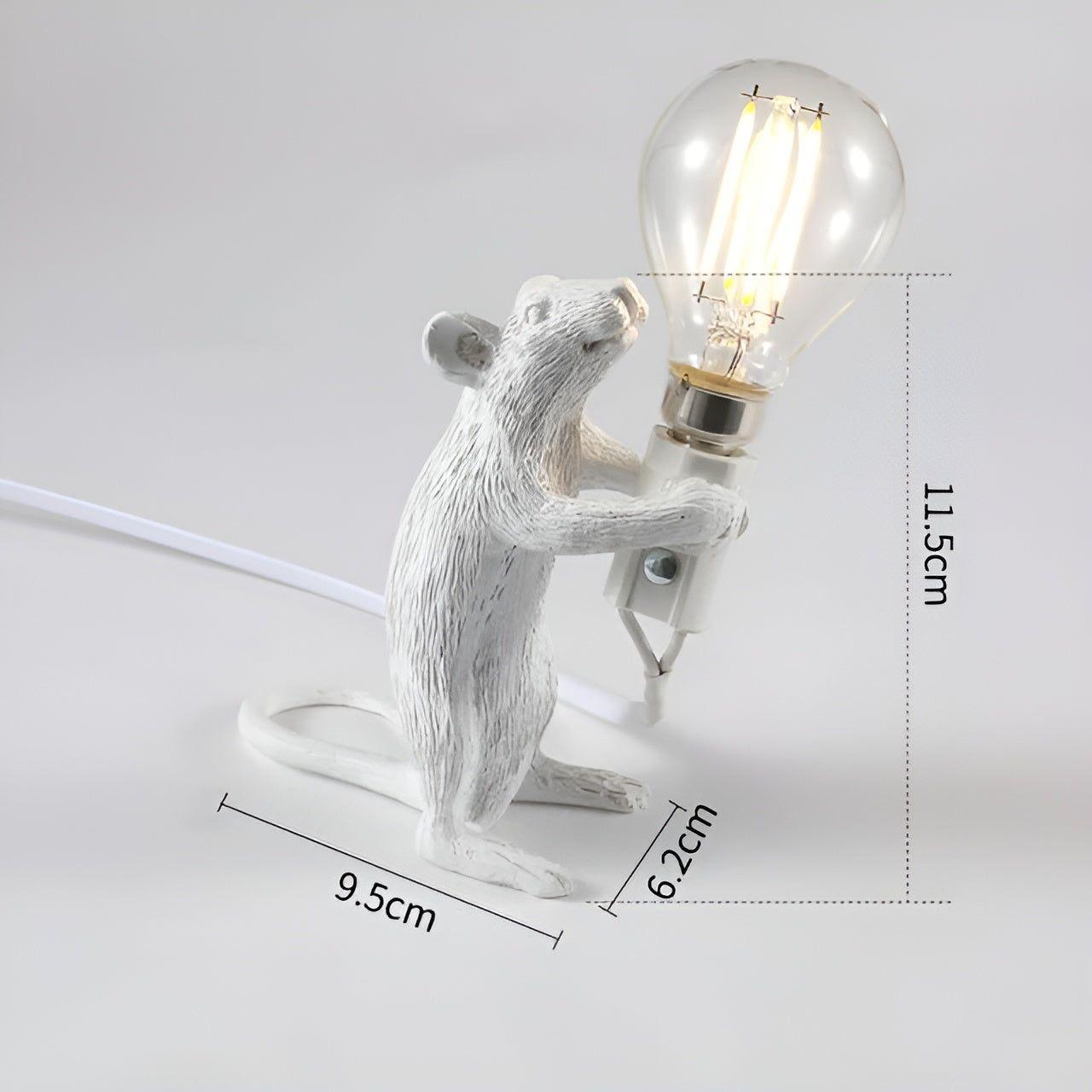 MouseSparkle Muis LED Lamp | Speelse Tafeldecoratie met Warm Licht